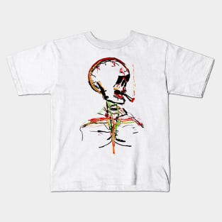 Skull with Cigarette Kids T-Shirt